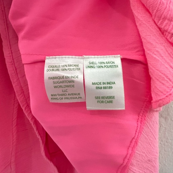 🛑SOLD🛑 Lilly Pulitzer Bellamie Off The Shoulder Blouse (medium) - Picture 4 of 6